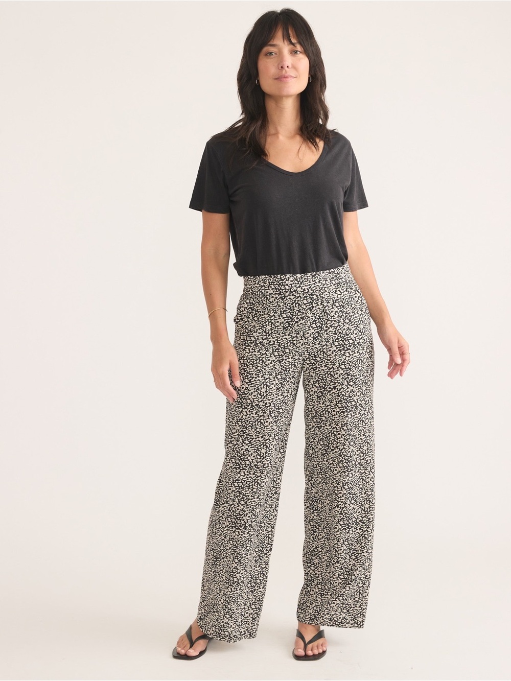 Marine Layer Allison Trouser Light Cheetah Size L